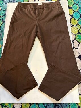 Dockers Women's Brown Ideal Fit Straight-Leg Pants